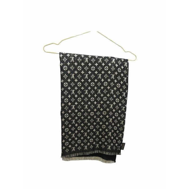 Louis Vuitton Shawl Black Lame