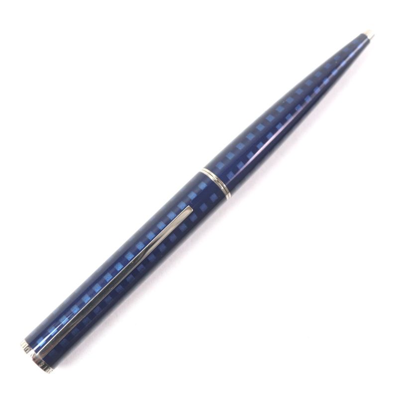 Louis Vuitton Jetluck Twist Ballpoint Pen Navy Silver With Case — view 3