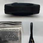 Gucci Shoulder Handbag GG Canvas Black Formal — view 4