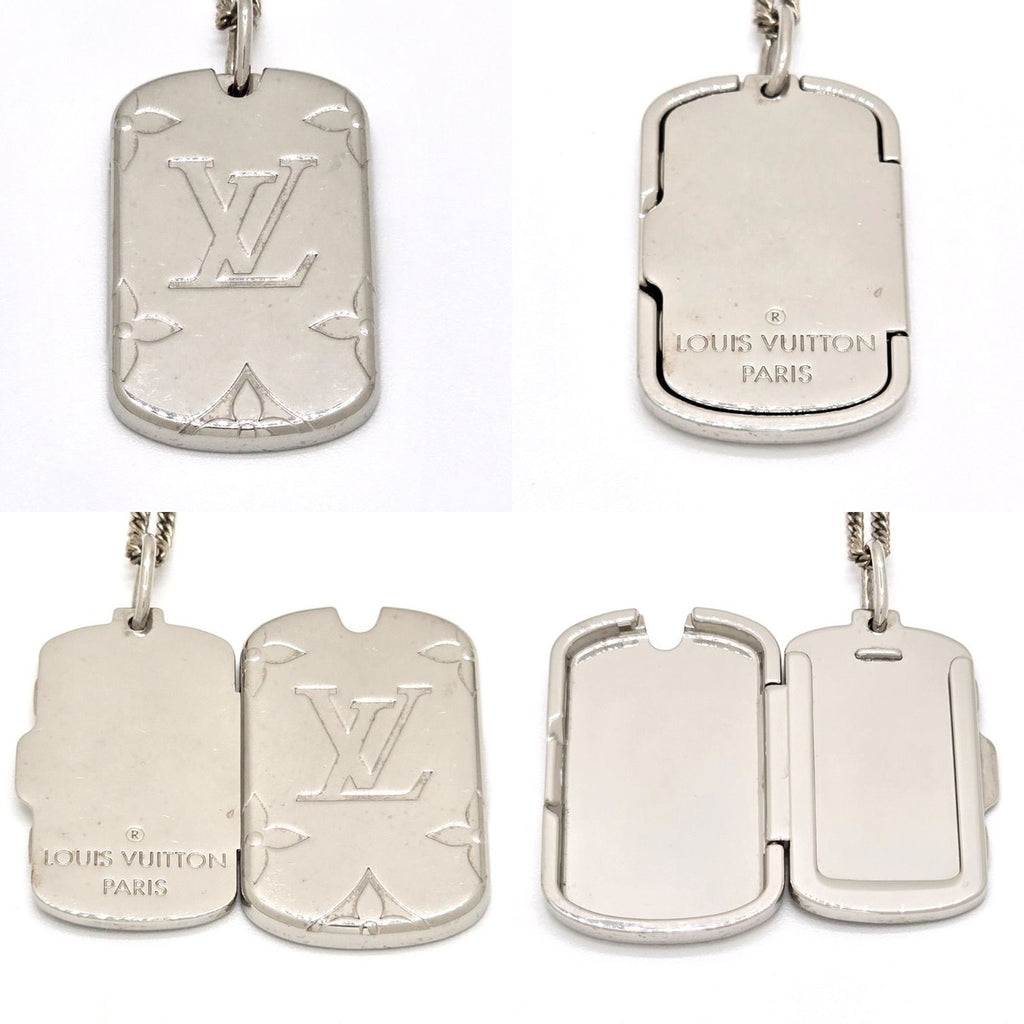 Louis Vuitton Locket Necklace Monogram LV Signature Flower — view 5