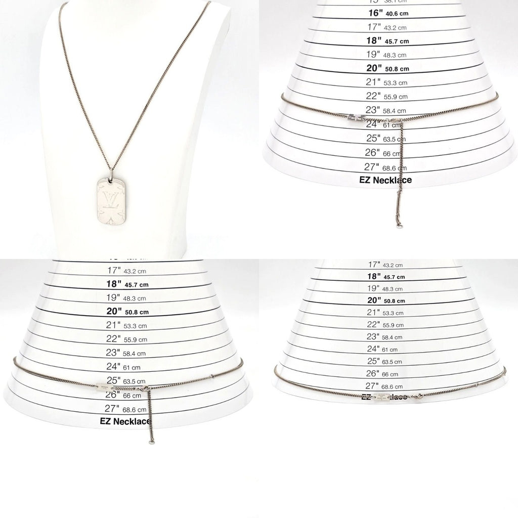 Louis Vuitton Locket Necklace Monogram LV Signature Flower — view 8