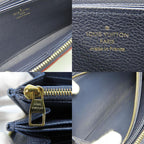 Louis Vuitton Long Wallet Zippy Monogram Empreinte Marine Rouge — view 7