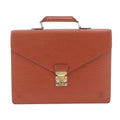 Louis Vuitton Epi Serviette Ambassador Cipango Gold Leather Business Bag