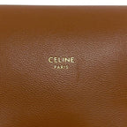 Celine Shoulder Bag Fon Black Brown Triomphe — view 7