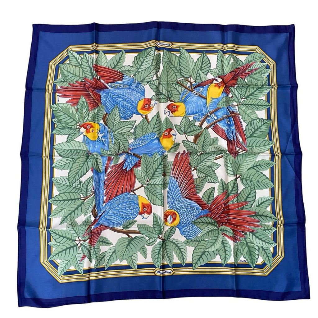 Hermes Carre 90 les Perroquets