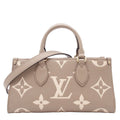 Louis Vuitton On The Go Dove Cream Bicolor Monogram Empreinte 2-Way Shoulder Bag