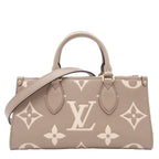 Louis Vuitton On The Go Dove Cream Bicolor Monogram Empreinte 2-Way Shoulder Bag