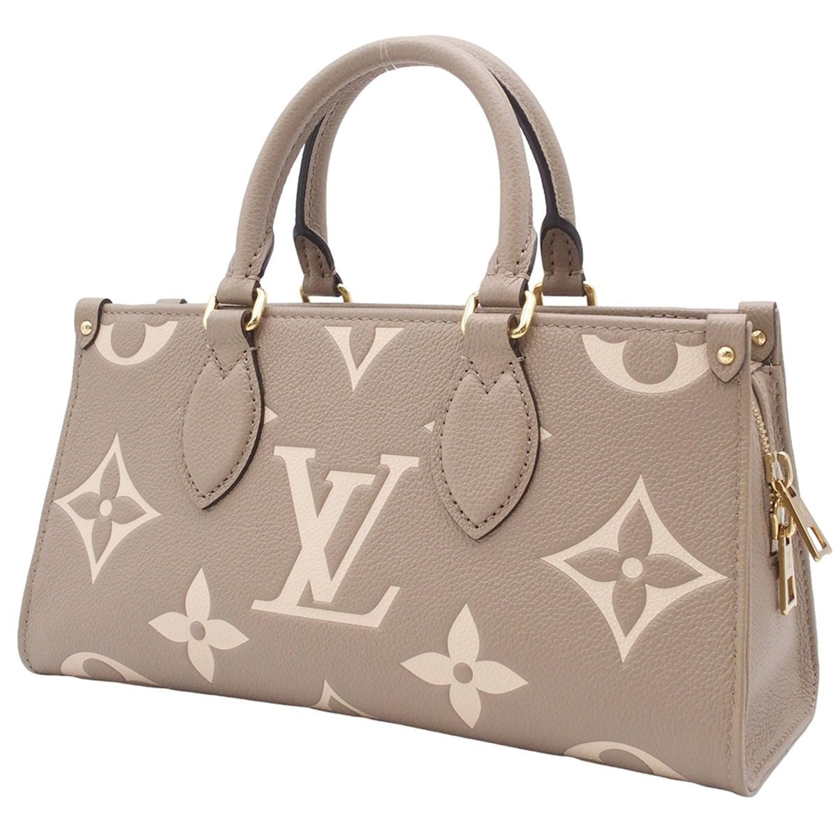 Louis Vuitton On The Go Dove Cream Bicolor Monogram Empreinte 2-Way Shoulder Bag — view 2