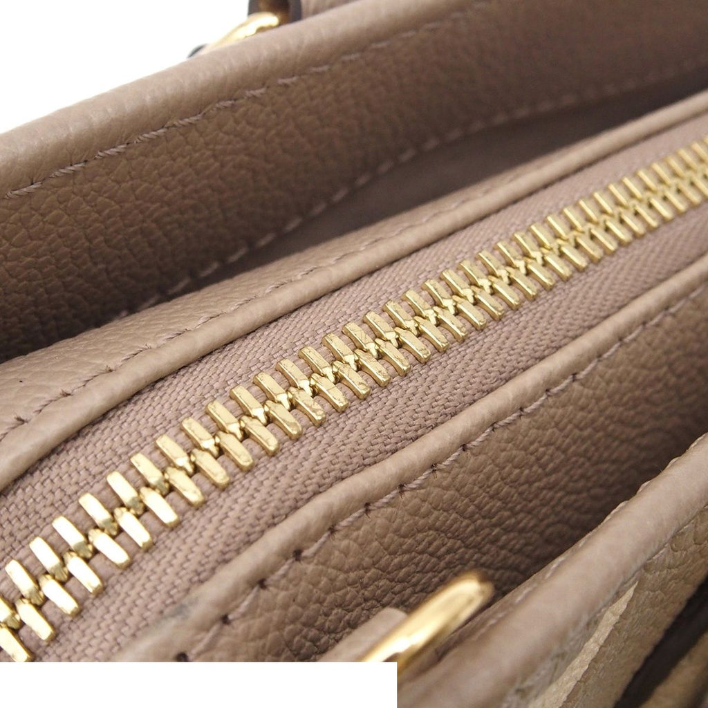 Louis Vuitton On The Go Dove Cream Bicolor Monogram Empreinte 2-Way Shoulder Bag — view 7