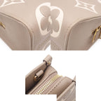 Louis Vuitton On The Go Dove Cream Bicolor Monogram Empreinte 2-Way Shoulder Bag — view 8