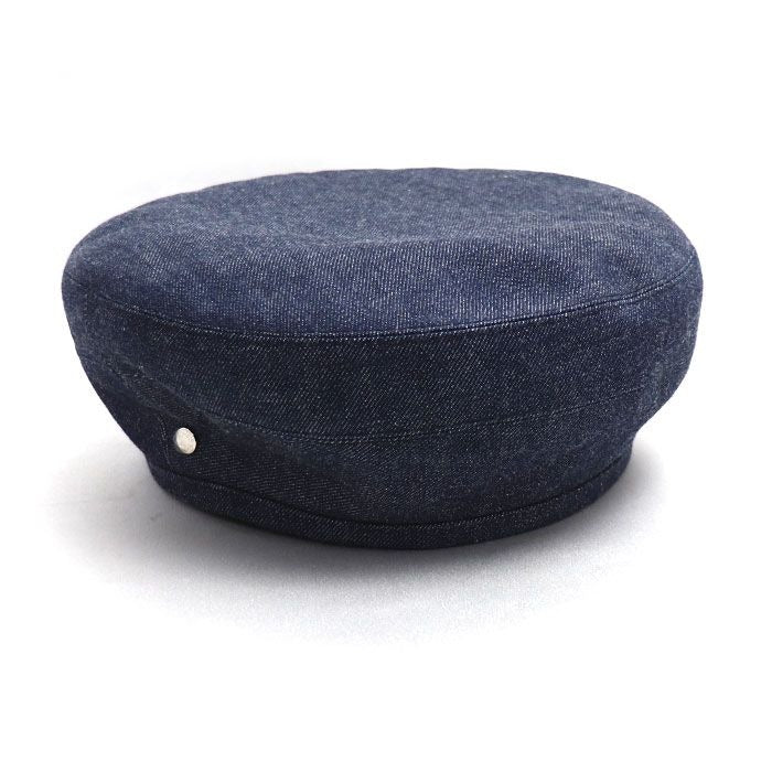 Hermes Denim Beret Blue 57