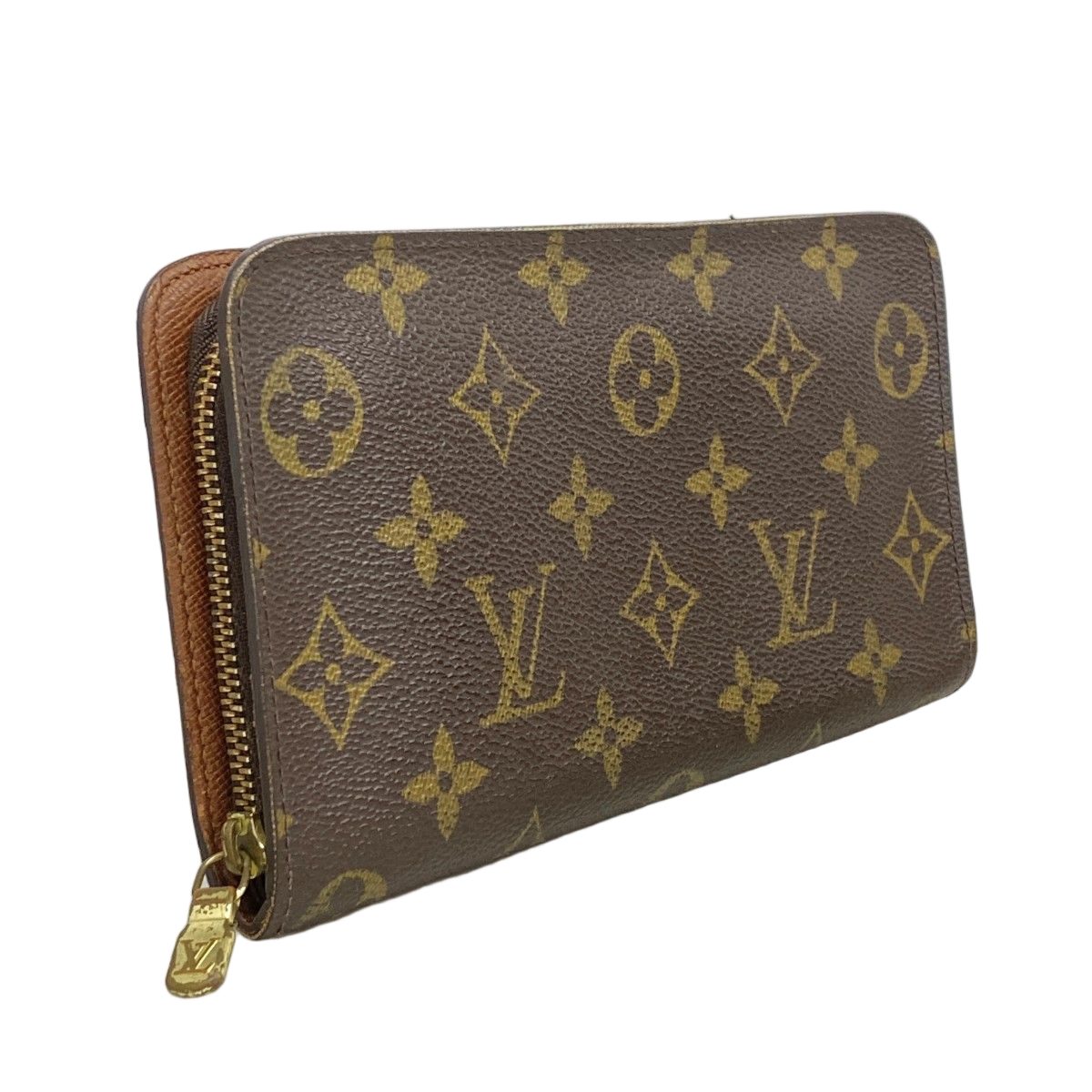 Louis Vuitton Wallet Monogram Zip Brown — view 2