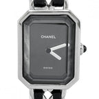 Chanel Watch Premiere L Battery Operated Black Dial SS QZ