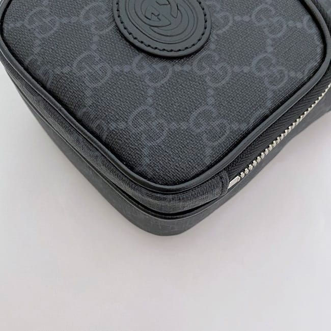 Gucci Shoulder Bag Black Interlocking — view 9