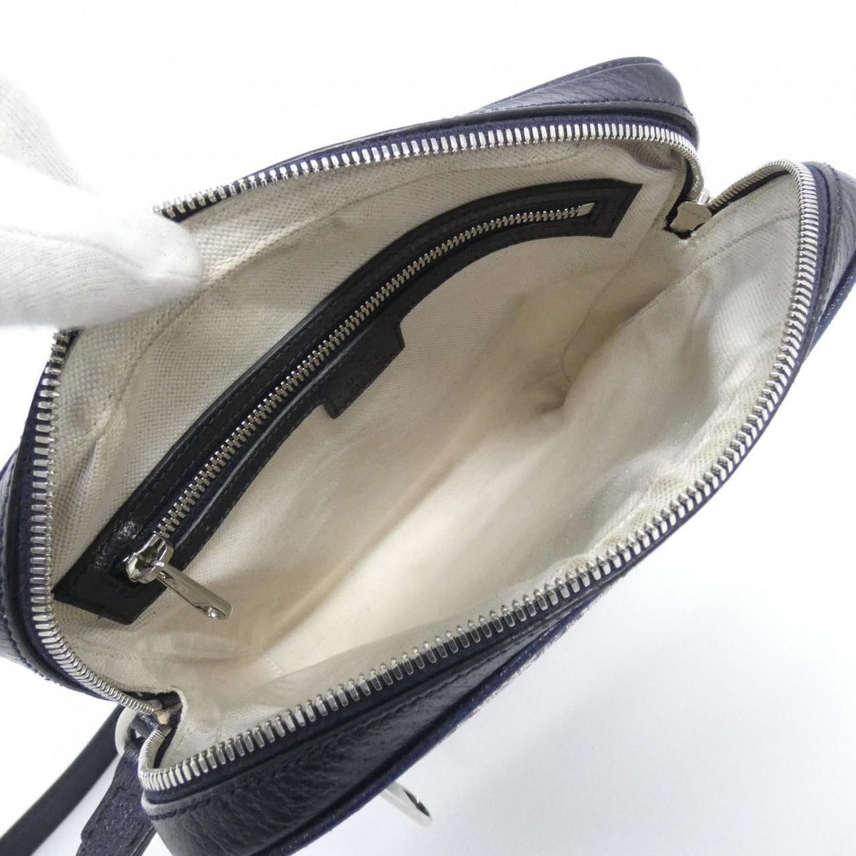 Gucci Shoulder Bag Canvas Beige — view 9