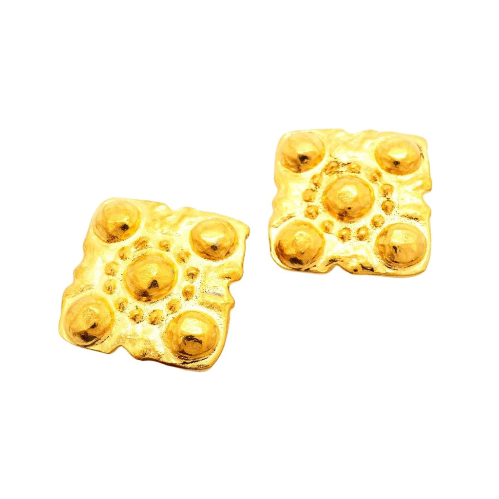 Chanel Earrings Vintage Diamond — view 2