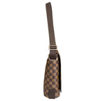 Louis Vuitton Brooklyn MM Damier Shoulder Bag Canvas Brown Model — view 4