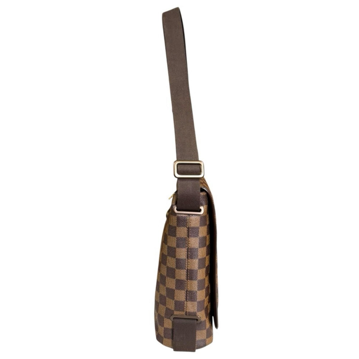Louis Vuitton Brooklyn MM Damier Shoulder Bag Canvas Brown Model — view 4