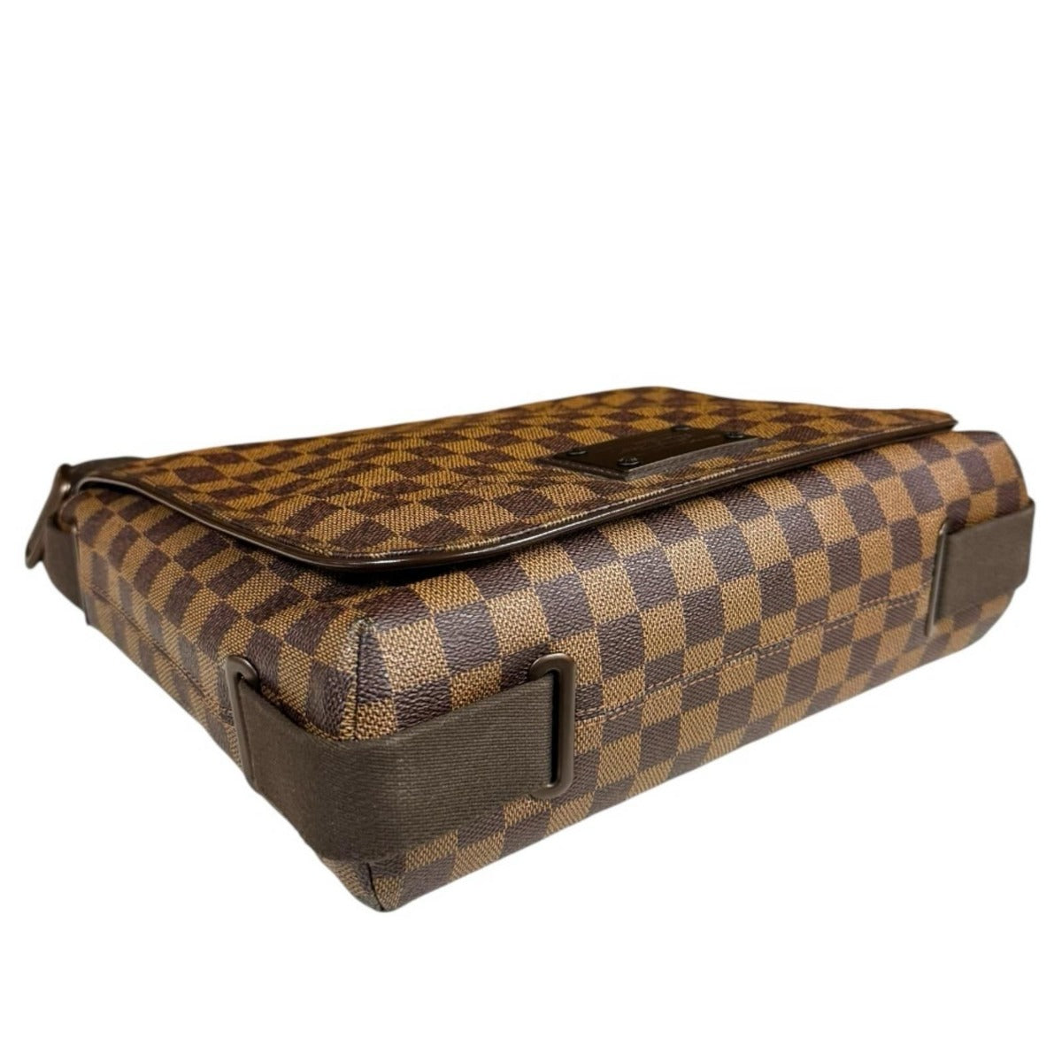 Louis Vuitton Brooklyn MM Damier Shoulder Bag Canvas Brown Model — view 6