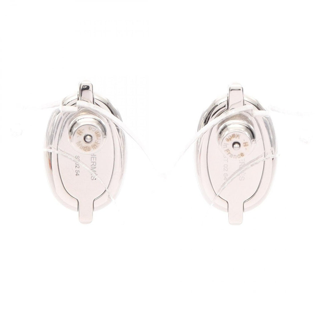 Hermes Earrings Mini Maillon Stainless Steel — view 2