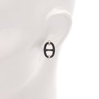Hermes Earrings Mini Maillon Stainless Steel — view 4