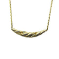 Dior Necklace Logo Rhinestone Gold