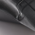 Chanel Choco Bar Black Leather Calf Boston Bag — view 6