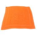 Hermes Carre 110 Cashmere Silk-blend Jacquard Serie Fringed Scarf Orange