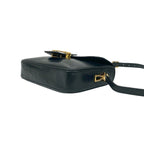 Celine Vintage Ribbon Motif Calf Leather Shoulder Bag Pochette — view 8