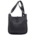 Hermes Evelyne 3 PM Silver Shoulder Bag Taurillon