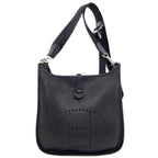 Hermes Evelyne 3 PM Silver Shoulder Bag Taurillon