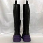 Bottega Veneta Long Boots Black Purple 37 — view 4