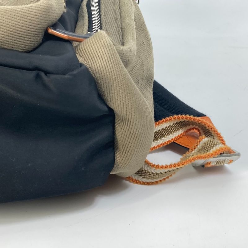 Fendi Backpack Zucca Multi 7 Vz048 Nylon Canvas Black — view 6