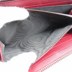 Gucci GG Marmont Leather Bamboo Gold Hardware Red Round Zipper Long — view 5