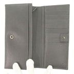 Gucci Interlocking G Leather Gray Long Wallet 0803 — view 4
