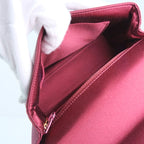 Chanel Party Bag Satin And Rhinestone Bordeaux Shoulder — view 9