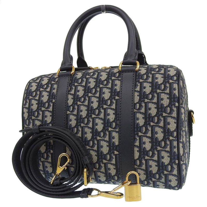 Dior Trotter Oblique 2-Way Boston Bag Shoulder — view 2