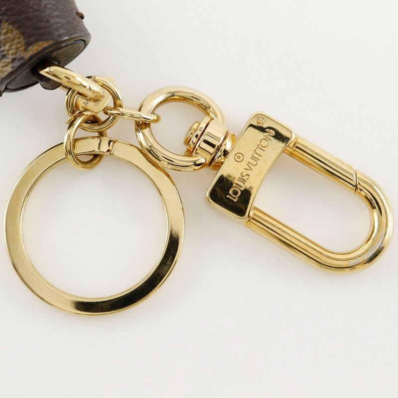 Louis Vuitton Tassel Bag Charm Mp1768 Monogram Canvas Brown Cx1116 Key — view 3