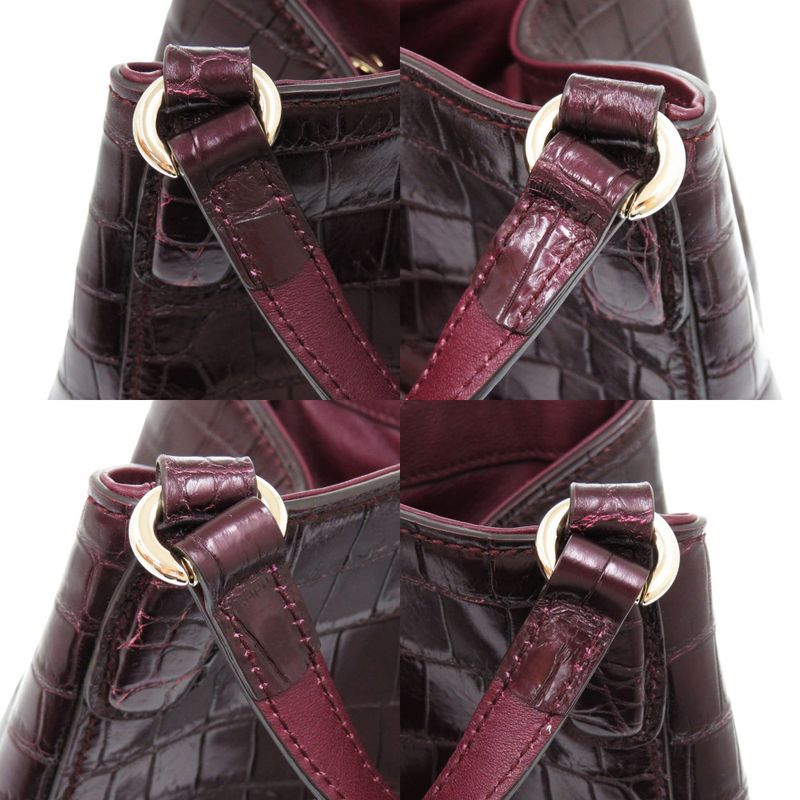 Gucci Soho 2-Way Leather Purple 0696 Tote Bag — view 9