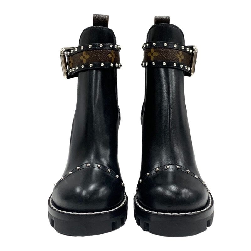 Louis Vuitton Star Trail Short Boots Ankle Side Gore Studded Belt — view 2