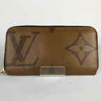 Louis Vuitton Monogram Giant Reverse Zippy Wallet Brown — view 3