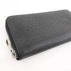 Louis Vuitton Zippy Wallet Vertical Taiga Black Ca1103 Long — view 4