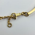 Celine Logo Triomphe Accessory Bracelet Bangle Gold Vintage — view 6