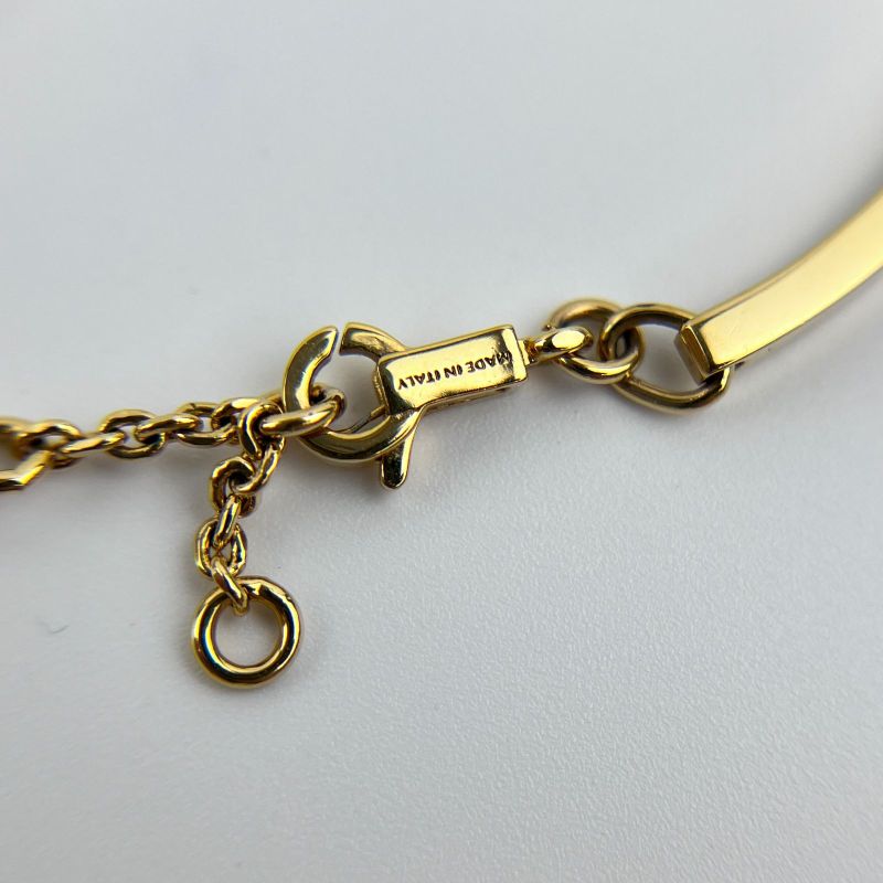 Celine Logo Triomphe Accessory Bracelet Bangle Gold Vintage — view 6