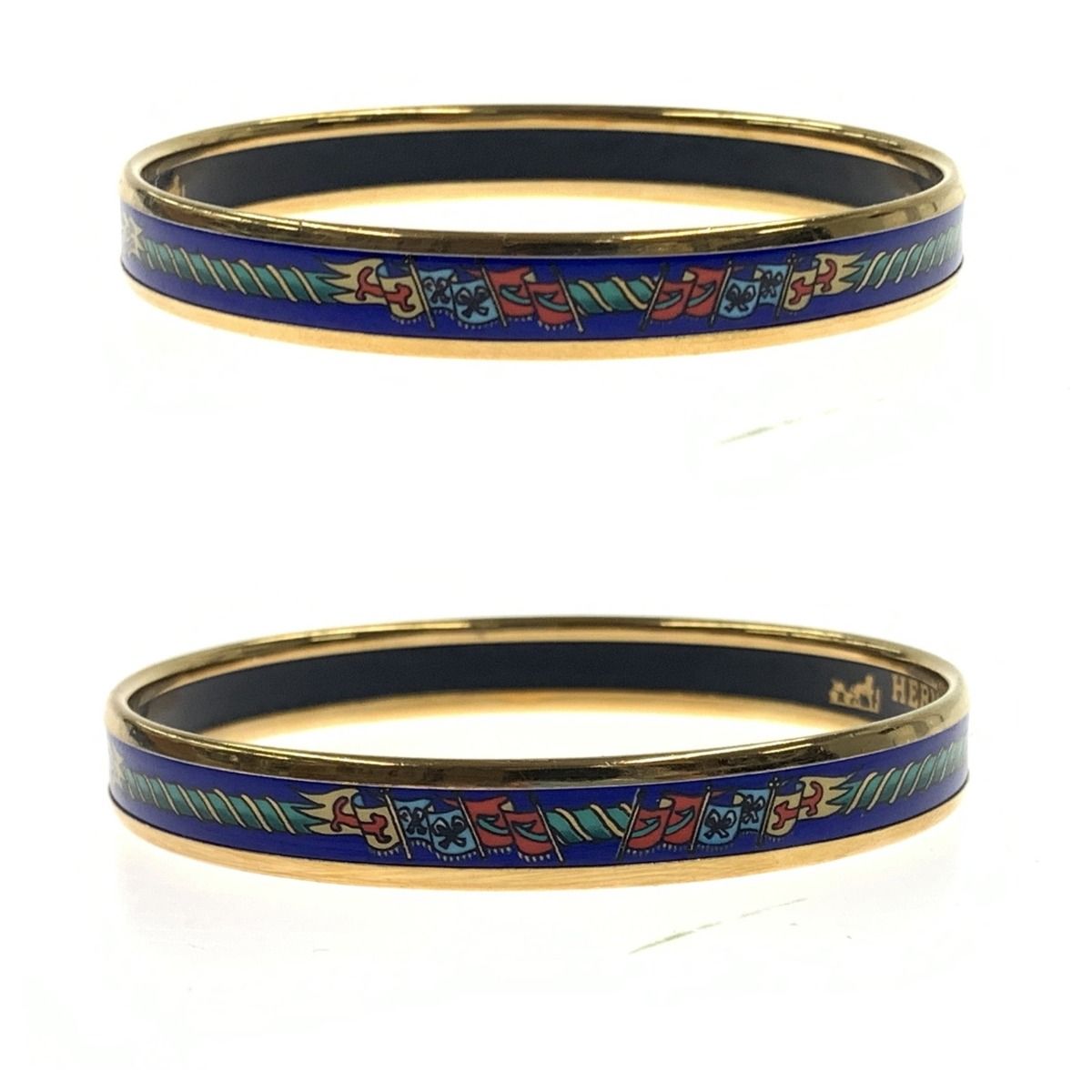 Hermes Enamel PM Bracelet Bangle — view 4