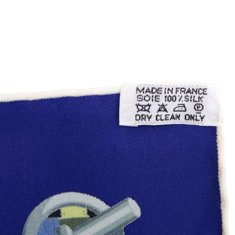 Hermes Carre H65 Pois de Soie Silk Multicolor Scarf 0042 — view 4