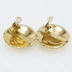 Chanel Coco Mark Quilted Vintage Gold Plated 23 41.9 g Earrings — view 6