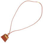 Hermes Monpty Kelly PM Gold Hardware Charm Necklace — view 3