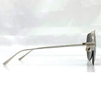 Bottega Veneta Sunglasses Silver Gray Mirror — view 5