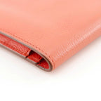 Hermes Dogon GM Chevre Pink R Long Wallet — view 6